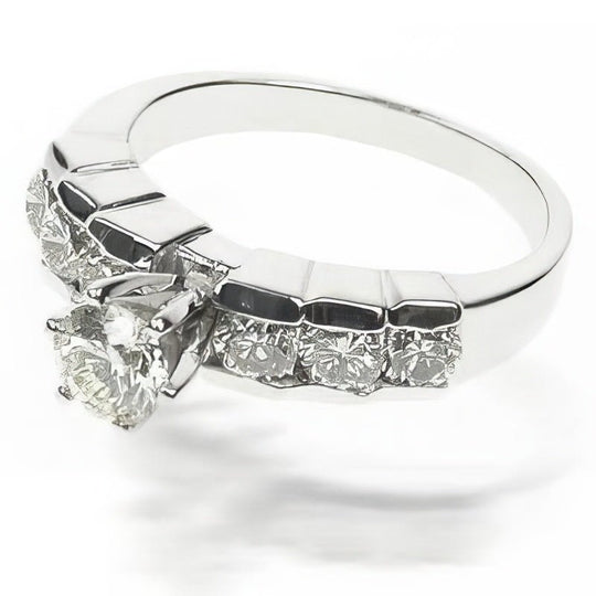 1.20-2.35 CT Round Cut Diamonds - Engagement Ring