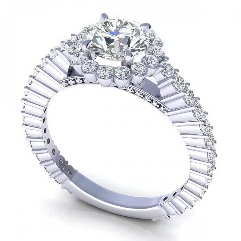 1.20-2.35 CT Round Cut Diamonds - Engagement Ring - Primestyle.com
