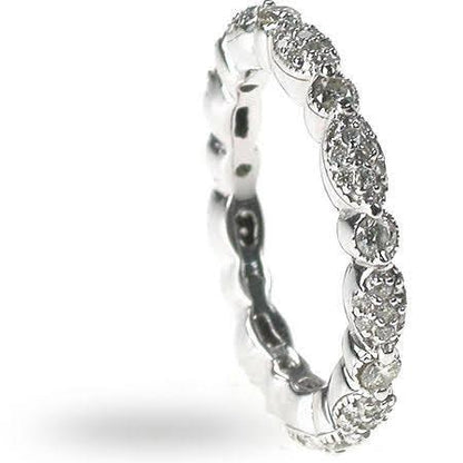 1.20 CT Round Cut Diamonds - Eternity Ring - Primestyle.com