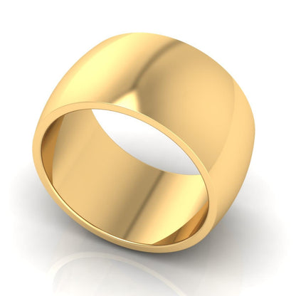 12.0 mm Plain Wedding Band in 14KT, 18KT &amp; Platinum - Primestyle.com