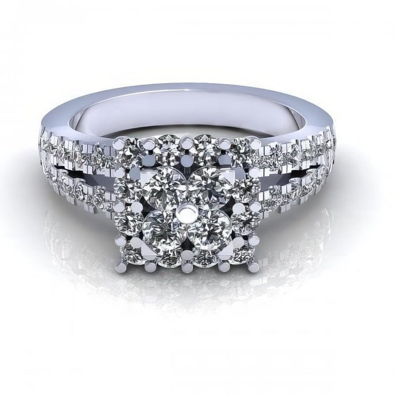1.21 CT Round Cut Diamonds - Engagement Ring - Primestyle.com