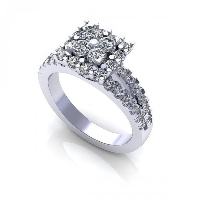 1.21 CT Round Cut Diamonds - Engagement Ring - Primestyle.com