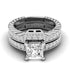 1.25-3.75 CT Princess & Round Cut Lab Grown Diamonds - Bridal Set - Primestyle.com