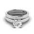 1.30-3.80 CT Princess & Round Cut Lab Grown Diamonds - Bridal Set - Primestyle.com