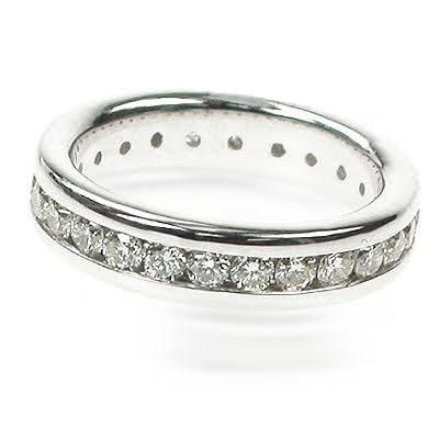 1.30 CT Round Cut Diamonds - Eternity Ring