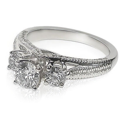 1.35-2.50 CT Round Cut Diamonds - Engagement Ring - Primestyle.com