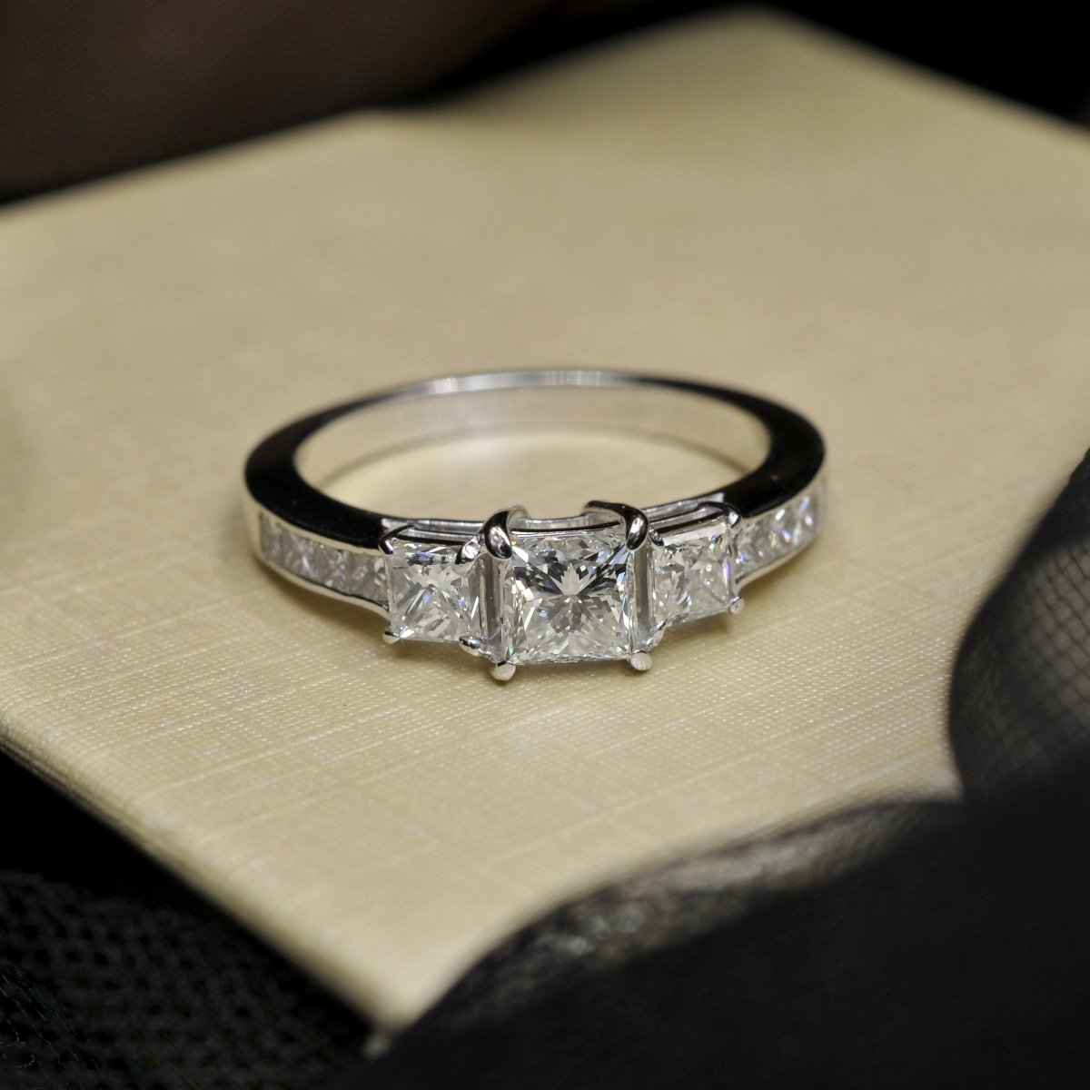 1.40-2.55 CT Princess Cut Diamonds - Engagement Ring - Primestyle.com