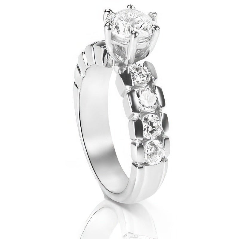 1.40-2.55 CT Round Cut Diamonds - Engagement Ring - Primestyle.com