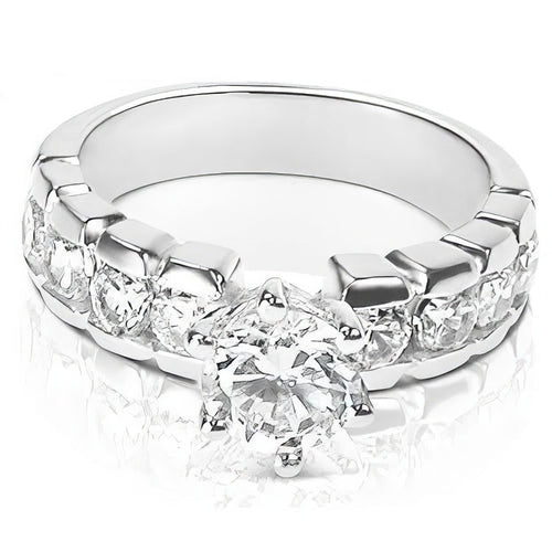 1.40-2.55 CT Round Cut Diamonds - Engagement Ring - Primestyle.com