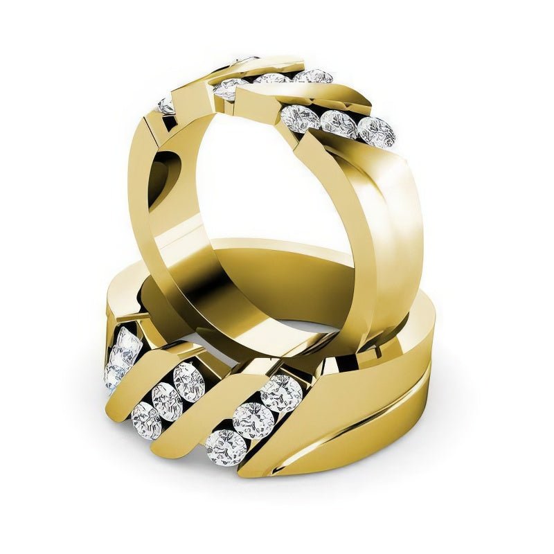 1.40 CT Round Cut Diamonds - Wedding Set - Primestyle.com