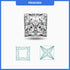 1.40CT J-K/VS2-SI1 Princess Cut Diamond MDL