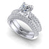 1.50-2.65 CT Round Cut Diamonds - Bridal Set - Primestyle.com