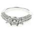 1.50 CT Round & Princess Cut Diamonds - Three Stone Ring - Primestyle.com