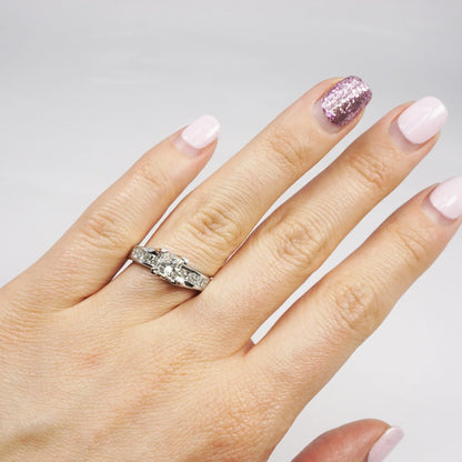 1.55-2.70 CT Princess Cut Diamonds - Engagement Ring - Primestyle.com