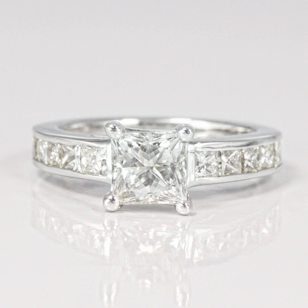 1.60-2.75 CT Princess Cut Diamonds - Engagement Ring - Primestyle.com