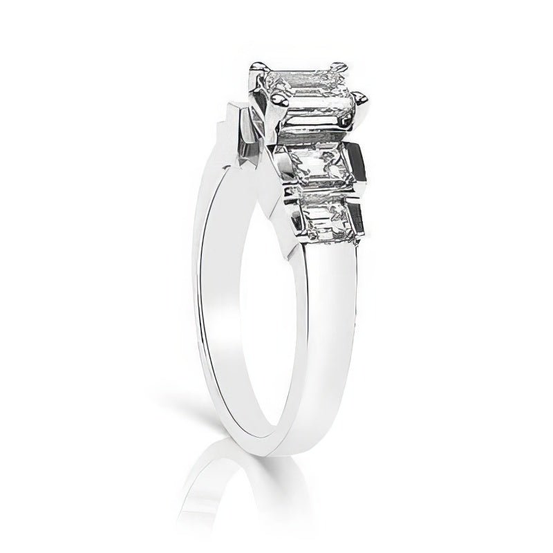 1.65-2.80 CT Emerald Cut Diamonds - Engagement Ring - Primestyle.com