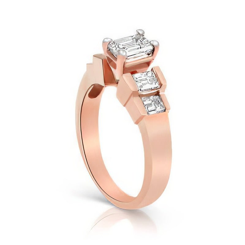 1.65-2.80 CT Emerald Cut Diamonds - Engagement Ring - Primestyle.com