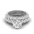 1.65-4.15 CT Round Cut Lab Grown Diamonds - Bridal Set - Primestyle.com