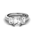1.65-4.15 CT Round & Emerald Cut Lab Grown Diamonds - Engagement Ring - Primestyle.com