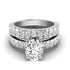 1.65-4.15 CT Round & Oval Cut Lab Grown Diamonds - Bridal Set - Primestyle.com