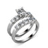 1.75-2.90 CT Round & Princess Cut Diamonds - Bridal Set - Primestyle.com