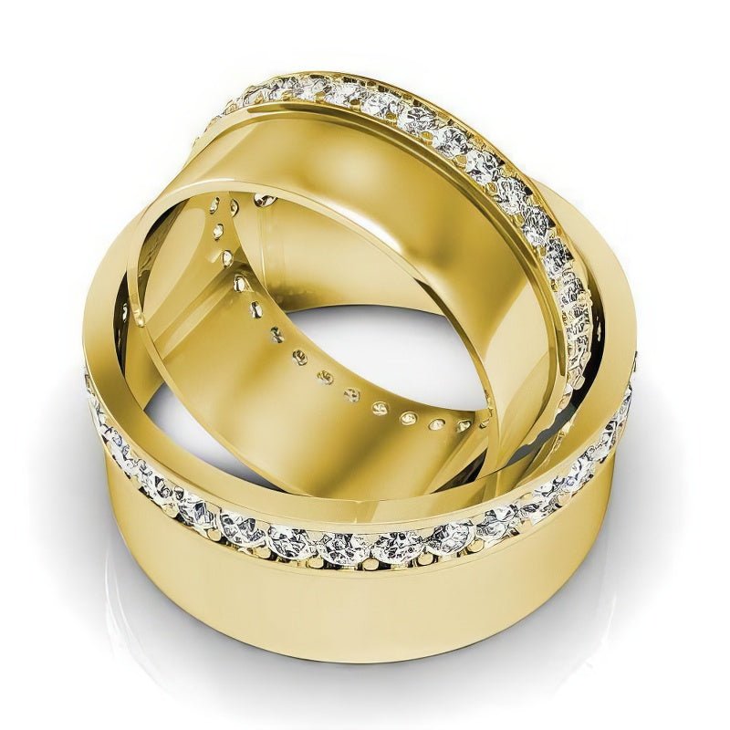 1.75 CT Round Cut Diamonds - Wedding Set - Primestyle.com