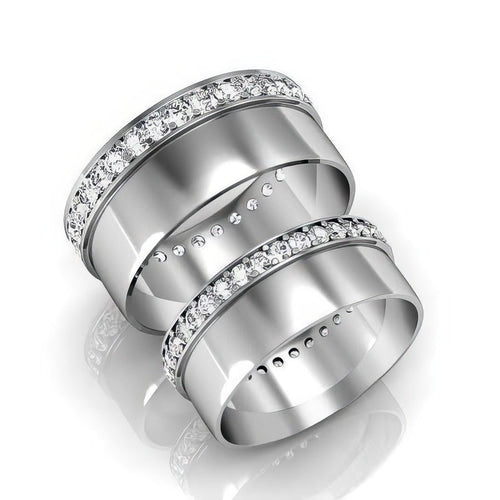 1.75 CT Round Cut Diamonds - Wedding Set - Primestyle.com