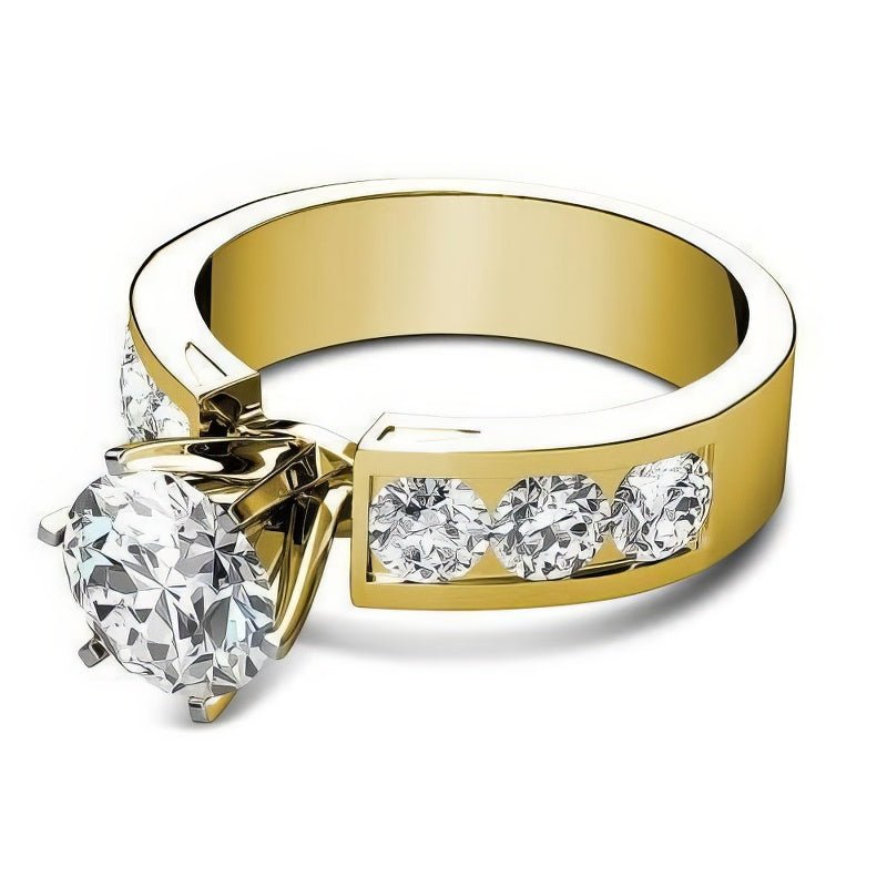1.85-3.00 CT Round Cut Diamonds - Engagement Ring - Primestyle.com