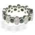 1.90 CT Round Cut Green Emeralds & Diamonds - Eternity Ring - Primestyle.com