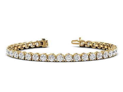 2.00-13.00 CT Round Cut Lab Grown Diamonds - Tennis Bracelet - Primestyle.com