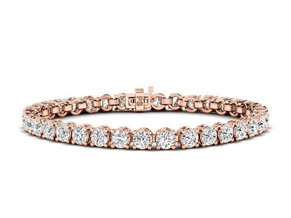 2.00-13.00 CT Round Cut Lab Grown Diamonds - Tennis Bracelet - Primestyle.com