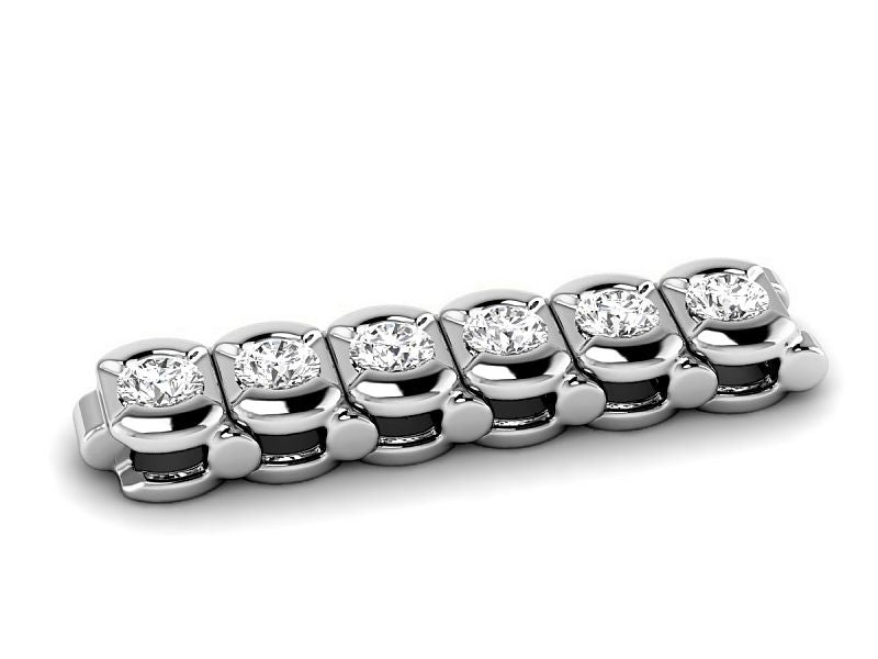 2.00-5.00 CT Round Cut Lab Grown Diamonds - Tennis Bracelet - Primestyle.com