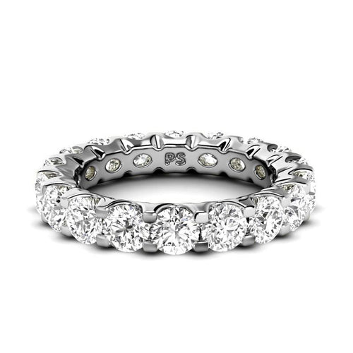 2.00 - 6.00 CT Round Cut Lab Grown Diamonds - Eternity Ring - Primestyle.com