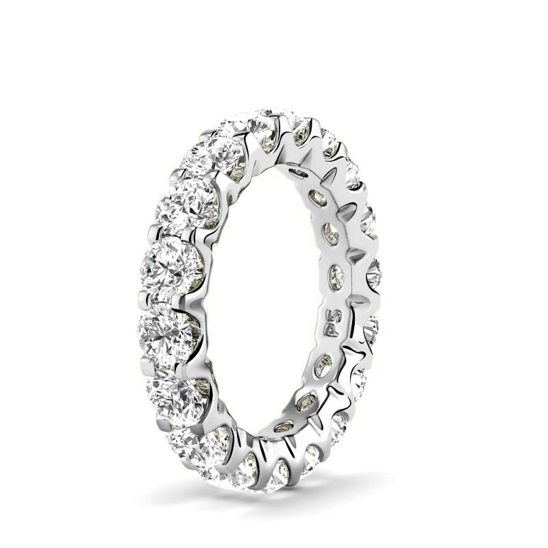 2.00-6.00 CT Round Cut Lab Grown Diamonds - Eternity Ring - Primestyle.com