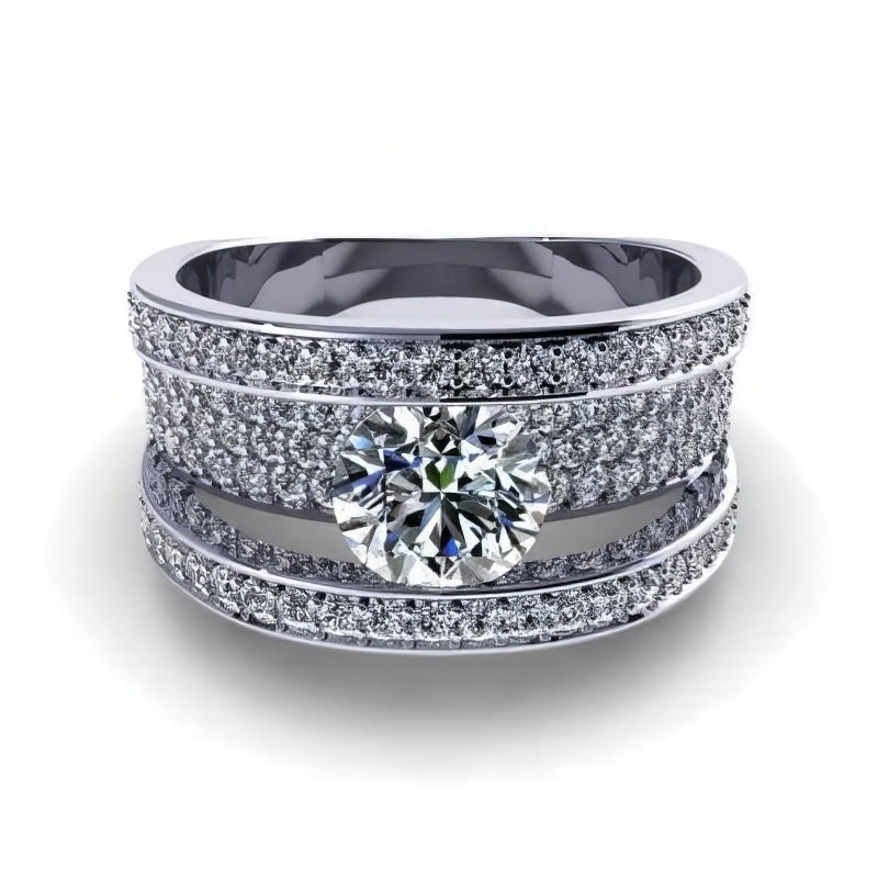 2.15-3.30 CT Round Cut Diamonds - Engagement Ring - Primestyle.com