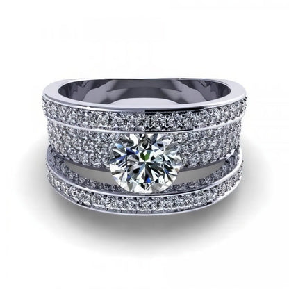2.15-3.30 CT Round Cut Diamonds - Engagement Ring - Primestyle.com