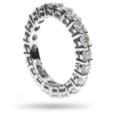 2.30 CT Round Cut Diamonds - Eternity Ring - Primestyle.com