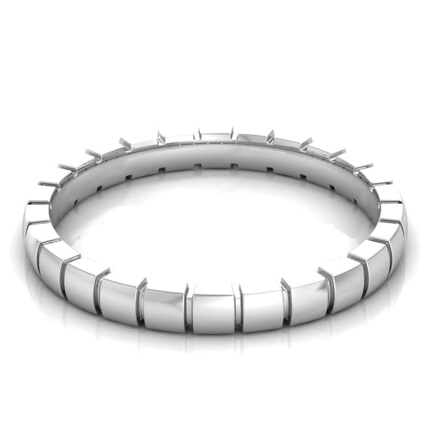2.5 mm Plain Wedding Band in 14KT, 18KT & Platinum