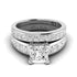 2.50-5.00 CT Princess Cut Lab Grown Diamonds - Bridal Set - Primestyle.com