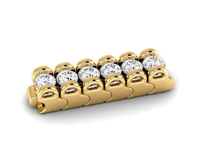 2.50-6.00 CT Round Cut Lab Grown Diamonds - Tennis Bracelet - Primestyle.com