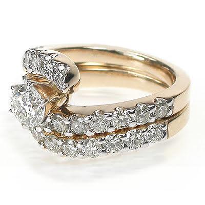 2.75-3.90 CT Round Cut Diamonds - Bridal Set - Primestyle.com
