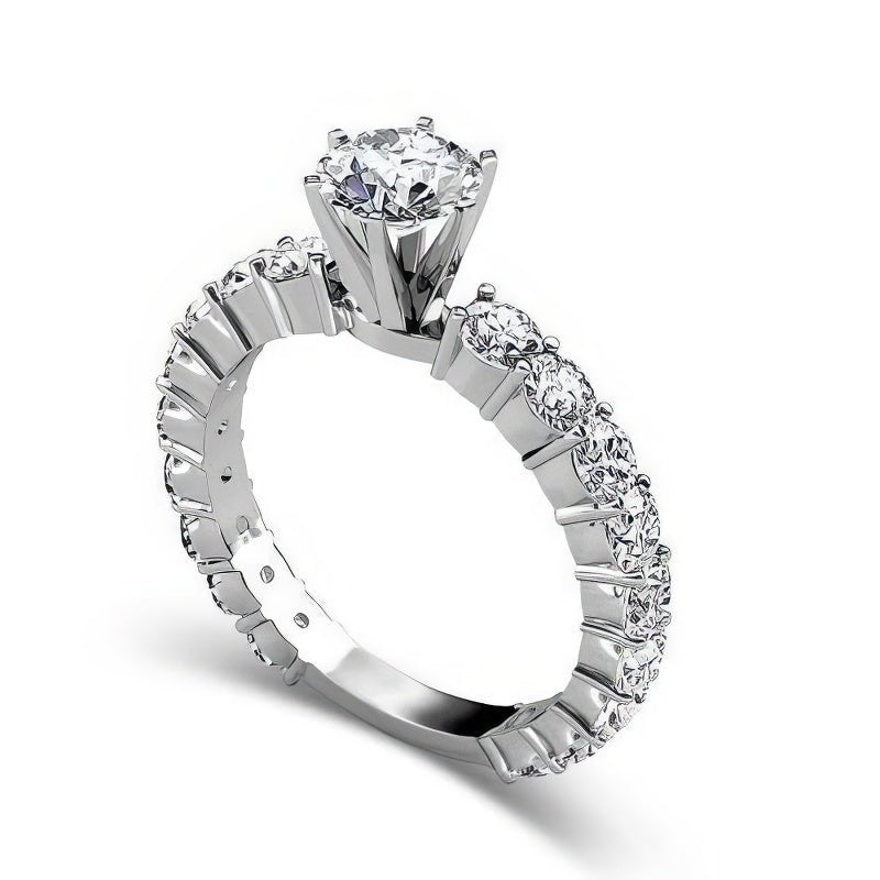 2.75-3.90 CT Round Cut Diamonds - Engagement Ring - Primestyle.com