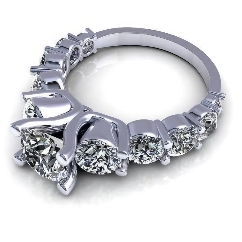 2.85-4.00 CT Round Cut Diamonds - Engagement Ring - Primestyle.com