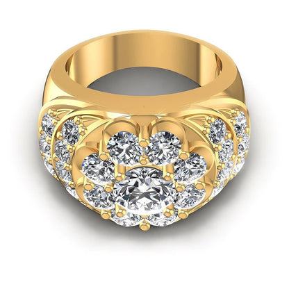 3.15 CT Round Cut Diamonds - Fashion Ring - Primestyle.com