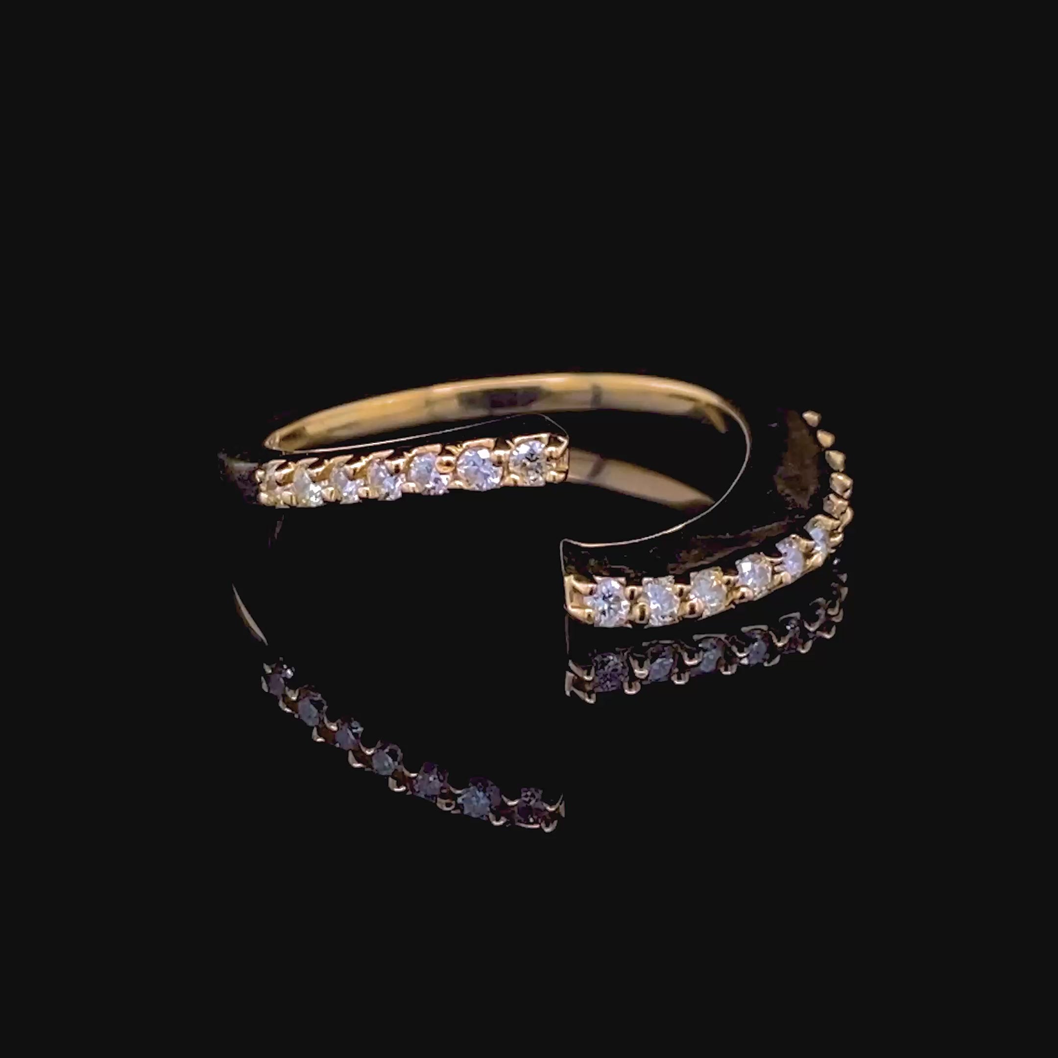 Bargain 0.20CT Round Cut Diamond Wedding Ring in 14KT Yellow Gold