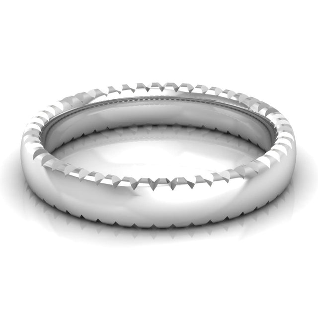 4.0 mm Plain Wedding Band in 14KT, 18KT & Platinum