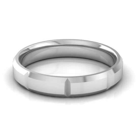 4.0 mm Plain Wedding Band in 14KT, 18KT & Platinum