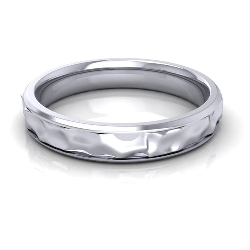 4.0 mm Plain Wedding Band in 14KT, 18KT & Platinum - Primestyle.com