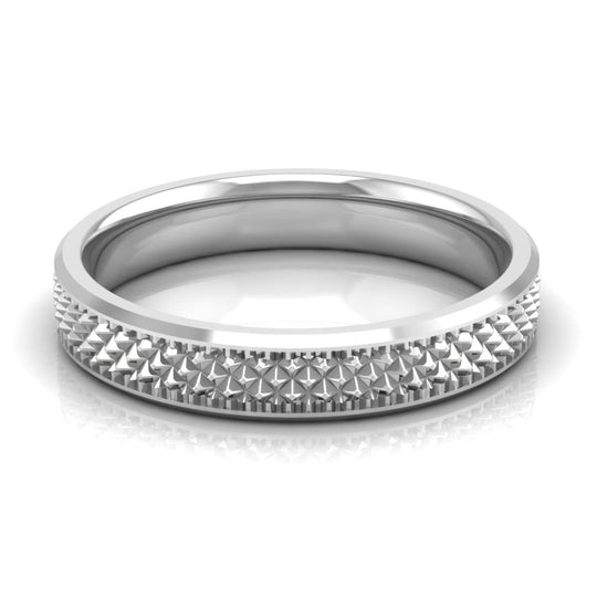 4.0 mm Plain Wedding Band in 14KT, 18KT & Platinum