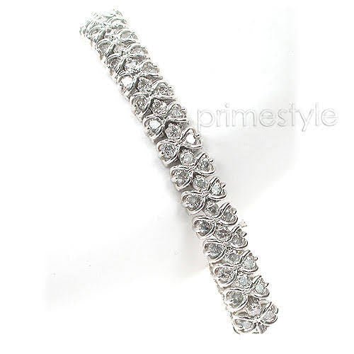 4.00-7.00 CT Round Cut Diamonds - Diamond Bracelet - Primestyle.com